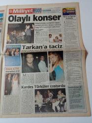 Milliyet 2000 Gazetesi-7 Ağustos 2000 - Seksin Yeni Yolu - Uluslararası Çingeneler Birliği Başkanı Emil Scuka- Dünyadan Esintiler Festivali