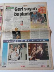 Milliyet 2000 Gazetesi-7 Ağustos 2000 - Seksin Yeni Yolu - Uluslararası Çingeneler Birliği Başkanı Emil Scuka- Dünyadan Esintiler Festivali