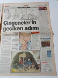 Milliyet 2000 Gazetesi-7 Ağustos 2000 - Seksin Yeni Yolu - Uluslararası Çingeneler Birliği Başkanı Emil Scuka- Dünyadan Esintiler Festivali