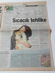 Milliyet 2000 Gazetesi - 24 Kasım 2000 - Kim Bassinger Fotoğrafı - Berna Laçin - Nilüfer'in Can Dostu- Hülya Koçyiğit - Barış Manço Anma Töreni