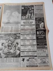 Milliyet 2000 Gazetesi - 24 Kasım 2000 - Kim Bassinger Fotoğrafı - Berna Laçin - Nilüfer'in Can Dostu- Hülya Koçyiğit - Barış Manço Anma Töreni