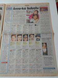 Milliyet 2000 Gazetesi - 24 Kasım 2000 - Kim Bassinger Fotoğrafı - Berna Laçin - Nilüfer'in Can Dostu- Hülya Koçyiğit - Barış Manço Anma Töreni