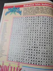 Sabah Game Dergisi - 24 Nisan 1992 - Kare Bulmaca - Önemli olan dikkat - Mutfak gereçleri bulmaca - Şansınız bol olsun - Sakın tersine gitmeyin - Kolay gelsin - Buzulun Üstünde - Sarmal bulmaca - Sporseverler - Yıldırım aşkı -