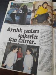 Tv'de Yedigün Gong Dergisi - 23 Mayıs 1988 - Faruk Tınaz - Ekran gerisinde uğursuzluk - Sezen Aksu - Derya Arbaş - Joan Collins - Gülgül Baysal - Şadiye Onuk - Nükhet Duru - Mera Oğuz - Mahmut Cevher - Harika Avcı - Osman Yağmurdereli - Ercan Yazgan - Hülya Yiğitalp - Kartal Tibet - Kanat Tibet - Ayrılık çanları spikerler için çalıyor -
