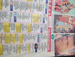Milliyet Tv Prima Dergisi - 17-23 Nisan 1992 - Yaşadığımız günler - Sevgi Bağları - Yalnızca Maria - Elbet bir gün buluşacağız - Gazanfer Özcan - Gönül Ülkü - Fulya Ündüz - Sevimli Yogi - Genç Gladyatörler - Amerikan Dedektif - Yenilmez Parker - Müzik Yelpazesi - Vatandaş Ahmet Efendi -