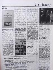Nokta Dergisi - 28 Nisan 1985 - Türkiye'nin kanser haritası - Necdet Calp - Necdet Çobanlı - Turgut Özal - Alp Yalman - Sanatta yeni arayışlar - Çöp müteahhidi - Siyasi tutuklular - Özel televizyon tartışması - Erdal İnönü - Sinema Günleri - İnanılmaz bir sahtekarlık - Haziran'da büyük değişiklik - Siyasi tutuklular - Otomotivde Türk-Sovyet işbirliği -