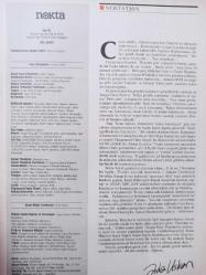 Nokta Dergisi - 2 Aralık 1990 - Yılın provokasyonu gizli mit belgesi - Seçim sistemini değiştirme çabaları - Erdal İnönü - Eroin tedavisinde aşama - Kömür madenleri tartışması - Türk toplumu ve aydın - Bulutların ötesinde - Suudi Arabistan'da değişim sancıları - Şehnaz Sam - Orhan Pamuk - New York üçlemesi - Avrupa'da Japon Güreşi -