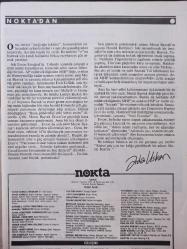 Nokta Dergisi - 8 Mart 1987 - Murat Bayrak için son perde - Suriye tekrar Beyrut'ta - Amerika'da Rus mafyası - NATO limanı karar aşamasında - Şizofreni tedavisinde yeni yaklaşımlar - Mehmet Barlas - Barış Manço - Yeni video yasası - Ayşe Kilimci - Bayan futbolcular - Bülent Ecevit - Bir cezaevi müdürünün itirafları - Ortaokulda din tartışması -