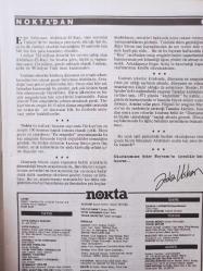 Nokta Dergisi - 15 Haziran 1986 - En zengin 100 Türk  - SHP'de gençler iş başında - Aydın Güven Gürkan - Bütün cezalarda indirim var - TRT sürpriz peşinde - En zengin yüz Türk - Erol Aksoy - Nezih Dural - Soğanın cücüğü ve şampanya - Sallanan bir dikta - İsveç Başbakanı ile söyleşi - Filipinler'de asrın sahtekârlığı - Yeni Cahiller - Çikolatalı ürünler -