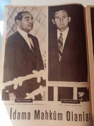 21 EYLÜL 1961 HAYAT DERGİSİ KARAR BAŞLIKLI İDAMLAR KONULU SAYISI...