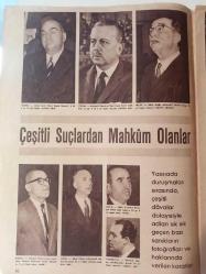 21 EYLÜL 1961 HAYAT DERGİSİ KARAR BAŞLIKLI İDAMLAR KONULU SAYISI...