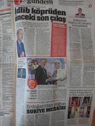 Türkiye Gazetesi,12 Eylül 2018,Recep Tayyip Erdoğan,Emine Erdoğan,İbrahim Kalın,Ali Koç,Soldado,Şenol Güneş,Emre Akbaba,Ömer Bayram,Fatih Terim,Trabzonspor,Burak Yılmaz