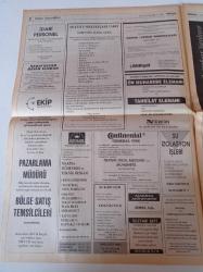 Milliyet İş Yaşamı Ve İnsan Kaynakları Gazetesi - 8 Haziran 1997 - Sayı 27 - Chrysler İnsan Kaynakları Müdürü Tolun Benön Fotoğrafı - Brezilyalı Ünlü İşadamı Ricardo Semler'in Sıradışı Semineri - Data Expert
