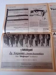 Milliyet İş Yaşamı Ve İnsan Kaynakları Gazetesi - 8 Haziran 1997 - Sayı 27 - Chrysler İnsan Kaynakları Müdürü Tolun Benön Fotoğrafı - Brezilyalı Ünlü İşadamı Ricardo Semler'in Sıradışı Semineri - Data Expert