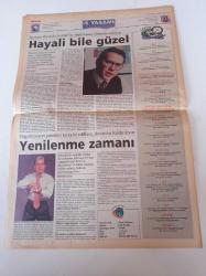 Milliyet İş Yaşamı Ve İnsan Kaynakları Gazetesi - 8 Haziran 1997 - Sayı 27 - Chrysler İnsan Kaynakları Müdürü Tolun Benön Fotoğrafı - Brezilyalı Ünlü İşadamı Ricardo Semler'in Sıradışı Semineri - Data Expert