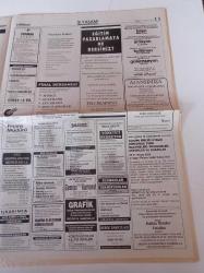 Milliyet İş Yaşamı Ve İnsan Kaynakları Gazetesi - 14 Mayıs 2000 - Siyami Ersek Göğüs Kalp ve Damar Cerrahisi Merkezi Başhekimi Doçent Doktor Azmi Özler Fotoğrafı - Avrupa'da İş Çıkmazı - Trans Teknik Genel Müdürü Adnan Paputçu