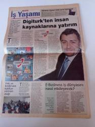 Milliyet İş Yaşamı Ve İnsan Kaynakları Gazetesi - 14 Mayıs 2000 - Siyami Ersek Göğüs Kalp ve Damar Cerrahisi Merkezi Başhekimi Doçent Doktor Azmi Özler Fotoğrafı - Avrupa'da İş Çıkmazı - Trans Teknik Genel Müdürü Adnan Paputçu