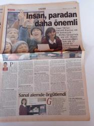 Milliyet 2000 Gazetesi - 1 Mayıs 2000 - Tövbekar Borsacı Gaye Yılmaz Fotoğrafı - Hülya Avşar Kaya Çilingiroğlu'nu Anlattı - Senarist Çizer Galip Tekin - Yağmur Atsız