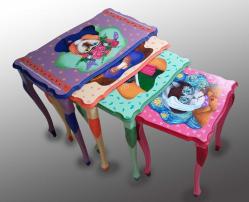 Antika Sehpa takımı