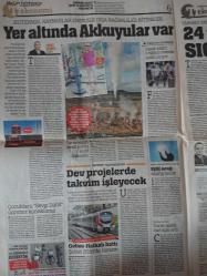 Türkiye Gazetesi,12 Ağustos 2016,Ahmet Arslan,Mevlüt Çavuşoğlu,Fikri Işık,İsmet Yılmaz,Binali Yıldırım,Beşiktaş,Galatasaray,Johansen,Ümit Özat,Rhodolfo,Muharrem Usta,Arda Turan