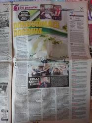 Türkiye Gazetesi,21 Ağustos 2016,Binali Yıldırım,Metin Külünk,Wilma Elles,Recep Tayyip Erdoğan,Hülya Avşar,Trabzonspor,Beşiktaş,Şenol Güneş,Advocaat,Riekerink,Yasemin Can