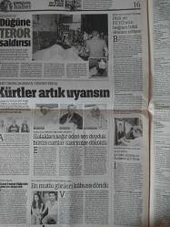Türkiye Gazetesi,21 Ağustos 2016,Binali Yıldırım,Metin Külünk,Wilma Elles,Recep Tayyip Erdoğan,Hülya Avşar,Trabzonspor,Beşiktaş,Şenol Güneş,Advocaat,Riekerink,Yasemin Can