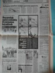 Türkiye Gazetesi,21 Ağustos 2016,Binali Yıldırım,Metin Külünk,Wilma Elles,Recep Tayyip Erdoğan,Hülya Avşar,Trabzonspor,Beşiktaş,Şenol Güneş,Advocaat,Riekerink,Yasemin Can