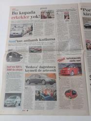 Milliyet Otomobil Gazetesi - 12 Ekim 2004 - Söyleşi Yunus Günçe Fotoğrafı - Daihatsu Sirion Sporty - Kenan Sofuoğlu - Antaly Kaleiçi - Peugeot Citroen Grubu
