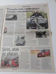 Milliyet Otomobil Gazetesi - 12 Ekim 2004 - Söyleşi Yunus Günçe Fotoğrafı - Daihatsu Sirion Sporty - Kenan Sofuoğlu - Antaly Kaleiçi - Peugeot Citroen Grubu