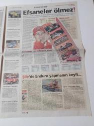 Milliyet Otomobil Gazetesi - 2 Kasım 2004 - Doğa Rutkay Fotoğrafı-- Onlar Sadece Çim Biçmiyor - Bira Masasında Yaratıldı - Micheal Schumacher - Gezi Side