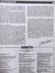 Nokta Dergisi - 24 Temmuz 1988 - Metris Firarının Tüm Öyküsü - Güneydoğu'da esrarengiz helikopterler - Eymür'ün ifadesi - Bir kokain öyküsü - Cem Duna - Yerel seçim tartışması - Pol Pot yine sahnede - Kur yapma diplomasisi - Türk parasının değeri - Bankalar'a yeni düzen - Metris firarının öyküsü - Kayseri'de bir bale öğretmeni - Cola savaşları - Hasan Celal Güzel -