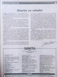 Nokta Dergisi - 14 Şubat 1988 - Sürmeli olayının iç yüzü - Kumar çetesinden Bülent Güngörmüş'ün itirafları - Ali Tigrel - Limanlarda çöküntüler - Amasya'da seks skandalı - Bir idam mahkumunun öyküsü - Bulgaristan'da reformlar - İngiltere'de öldürülen Türk - Vergi kaçırmanın yeni yolları - Erol Sabancı - İş aramanın incelikleri - Çocuk ve şiddet - Nur Muhammed Uyguroğlu - Ali Erdem Beyazıt - Paris-Dakar Rallisi -