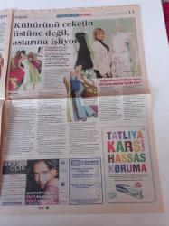 Milliyet Cumartesi Gazetesi - 26 Haziran 2004 - Mirkelam Fotoğrafı - Amerikalı Şarkıcı Anastacia Kanser Dişiliğimden Bir Şey Kaybettirmedi - Deniz Akkaya - Romans 2 Cehennemin Anatomisi Filmi