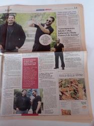 Milliyet Pazar Gazetesi - 14 Kasım 2004 - Cem Yılmaz Ve Ömer Faruk Sorak Fotoğrafı - Cihan Demirci Türk Sinemasında Seks Filmleri Furyasını Anlatıyor - G.O.R.A- Bayram Testusu