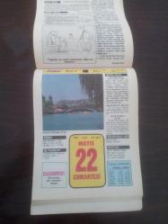 HÜRRİYET TAKVİMİ 22 MAYIS 1993 - DOĞUM GÜNÜ HEDİYESİ HEDİYELİK TAKVİM YAPRAĞI