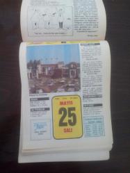 HÜRRİYET TAKVİMİ 25 MAYIS 1993 - DOĞUM GÜNÜ HEDİYESİ HEDİYELİK TAKVİM YAPRAĞI