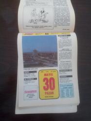 HÜRRİYET TAKVİMİ 30 MAYIS 1993 - DOĞUM GÜNÜ HEDİYESİ HEDİYELİK TAKVİM YAPRAĞI