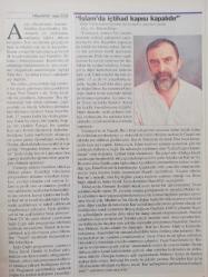 Nokta Dergisi - 6-12 Nisan 1997 - Politika dışı inancın sesini bulduğu adam: Yaşar Nuri Öztürk - MHP erken seçim istiyor - Siyasal ahlaka sözleşme metni - Türkiye'nin demokrasi sorunu - Hasreti prangalar eskitiyor - Toplu intiharlar yılı 2000 - Kadın ve lastik - Ateş topundan sanat eserine - Ortadoğu barışı tehlikede - Görünmeyen gizli vergi, enflasyon -