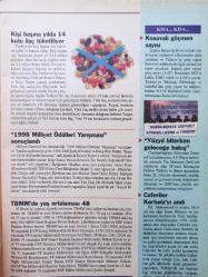Nokta Dergisi - 2-8 Mayıs 1999 - Ebru Cündübeyoğlu - Tiyatro sahnesine bir güzellik transferi - Cumhuriyet Gazetesi 75 yaşında - Güven ortamını kendimiz oluşturmalıyız - NATO olmadan asla - Dış politikada oyunun kuralları - Cem Karaca - Türk Masonlar 90.yılında - İçinizdeki 'sanatçı'yı keşfedin - Merkez sağda neler oluyor - Tufandan sonra FP -