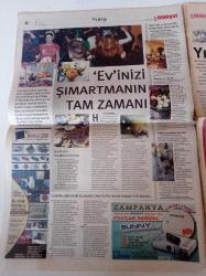 Milliyet Ev Gazetesi - 24 Aralık 2004 - Sayı 31 - Ünlü Galli Tasarımcı Ross Lovegrove- Destur Erkek Evi - 3 Milyara Tarla 3 Trilyona Arsa - Yılbaşı Çarşısı-  Öğretmenlere Özel Konut