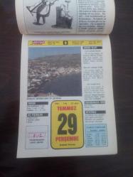 HÜRRİYET TAKVİMİ 29 TEMMUZ 1993 - DOĞUM GÜNÜ HEDİYESİ HEDİYELİK TAKVİM YAPRAĞI