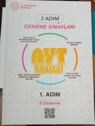 3 ADIM DENEME SINAVLARI AYT SAYISAL  1. Adım