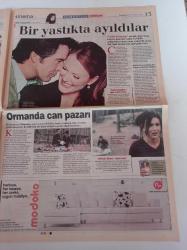 Milliyet Cumartesi Gazetesi - 10 Temmuz 2004 - Cansu Dere Fotoğrafı - Seks Açıkça Konuşmalı - Tatilde Yoga- Britney Spears - Sex And The City - Pierce Brosnan