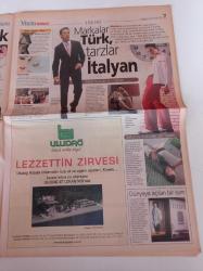 Milliyet Vitrin Gazetesi - 26 Şubat 2000 - Sayı 170 - Selin Toktay Fotoğrafı - Uğur Yücel - 9. Uluslararası Deri Günleri Fuarı - Yerli Pavarotti Erol Uras'tan Tangolar