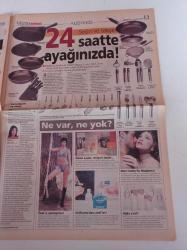 Milliyet Vitrin Gazetesi - 26 Şubat 2000 - Sayı 170 - Selin Toktay Fotoğrafı - Uğur Yücel - 9. Uluslararası Deri Günleri Fuarı - Yerli Pavarotti Erol Uras'tan Tangolar