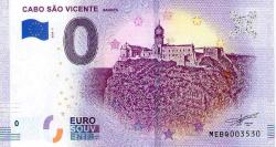 BANKNOT EURO CABO SAO VICENTE PORTUGAL SERIE;003530