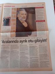 Milliyet Gazete Pazar - 20 Şubat 2000 - Sayı 159 - Hem Kekeme Hem Geveze Grup Laçin Kurucusu Hüseyin Turan - Özel Tarih Yıldız Kenter - - Lara Croft - Denise Richards Fotoğrafı - Adaların Adası Bora Bora