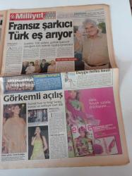 Milliyet 2000  Gazetesi - 15 Haziran 2000 - Sultan'dan İtiraf - Türkan Şoray Fotoğrafı - Hayvan Hakları Yasası Yolda - Sunucu Esra Balamir - Kobay Olduk - Avukat Tamer Heper 30 Yıldır Dert Dinliyor