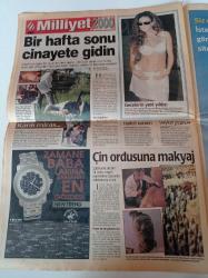 Milliyet 2000  Gazetesi - 15 Haziran 2000 - Sultan'dan İtiraf - Türkan Şoray Fotoğrafı - Hayvan Hakları Yasası Yolda - Sunucu Esra Balamir - Kobay Olduk - Avukat Tamer Heper 30 Yıldır Dert Dinliyor