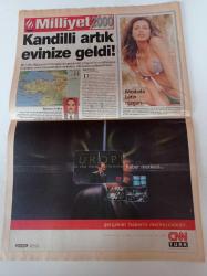 Milliyet 2000 Gazetesi - 13 Haziran 2000 - Arzu Sabancı Fotoğrafı - Bodrum Hızlı Başladı - Kömür Satan Öğretmenler - Türk Bayrağı Ve Kuş Sevgisi - Kandilli Rasathanesi Evinize Geldi